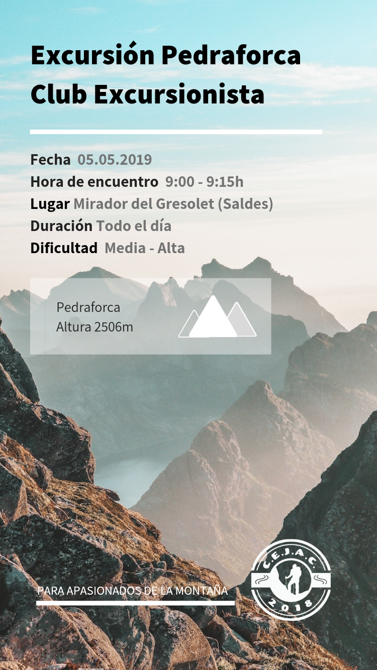 CEJAC: Pedraforca