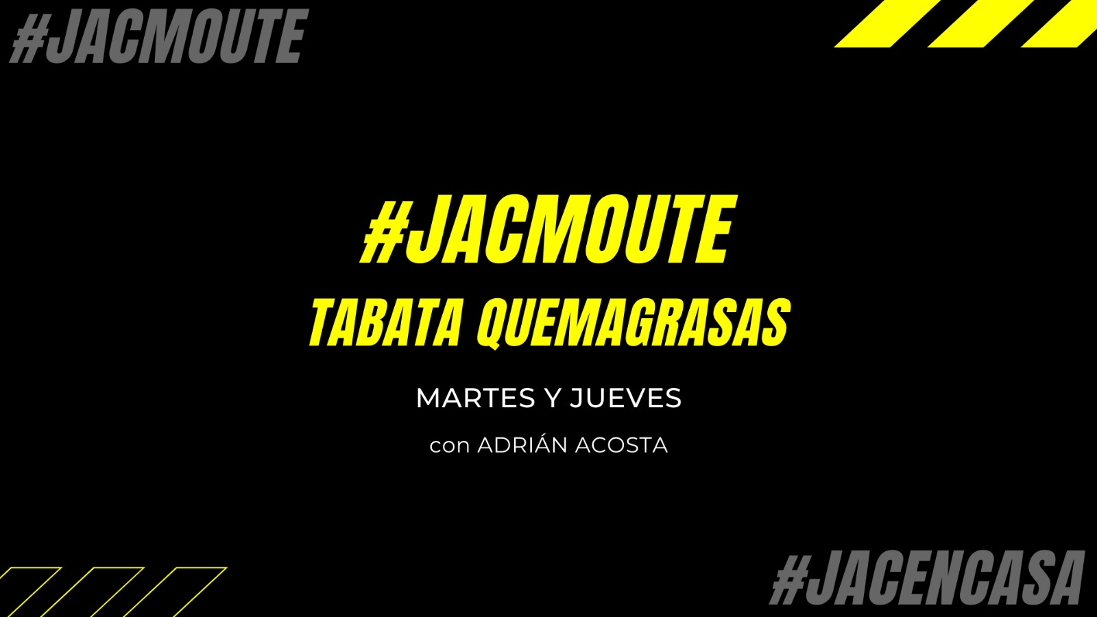 JACMOUTE #9 – 20 minutos de “TABATA Quemagrasas”